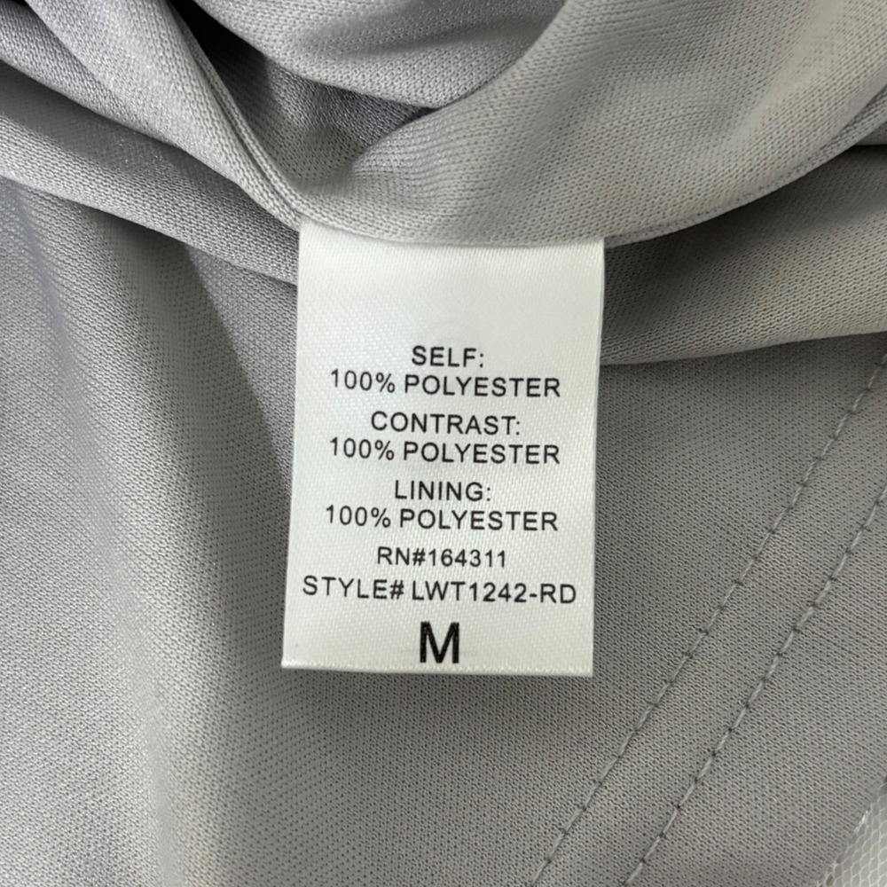 AURA Silver Sequin Tank Top Disco Glam Bow-Tie Shoulder Festival Concert Women M - Picture 6 of 10